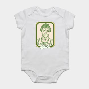 Larry Bird / Retro Basketball Fan Design Baby Bodysuit